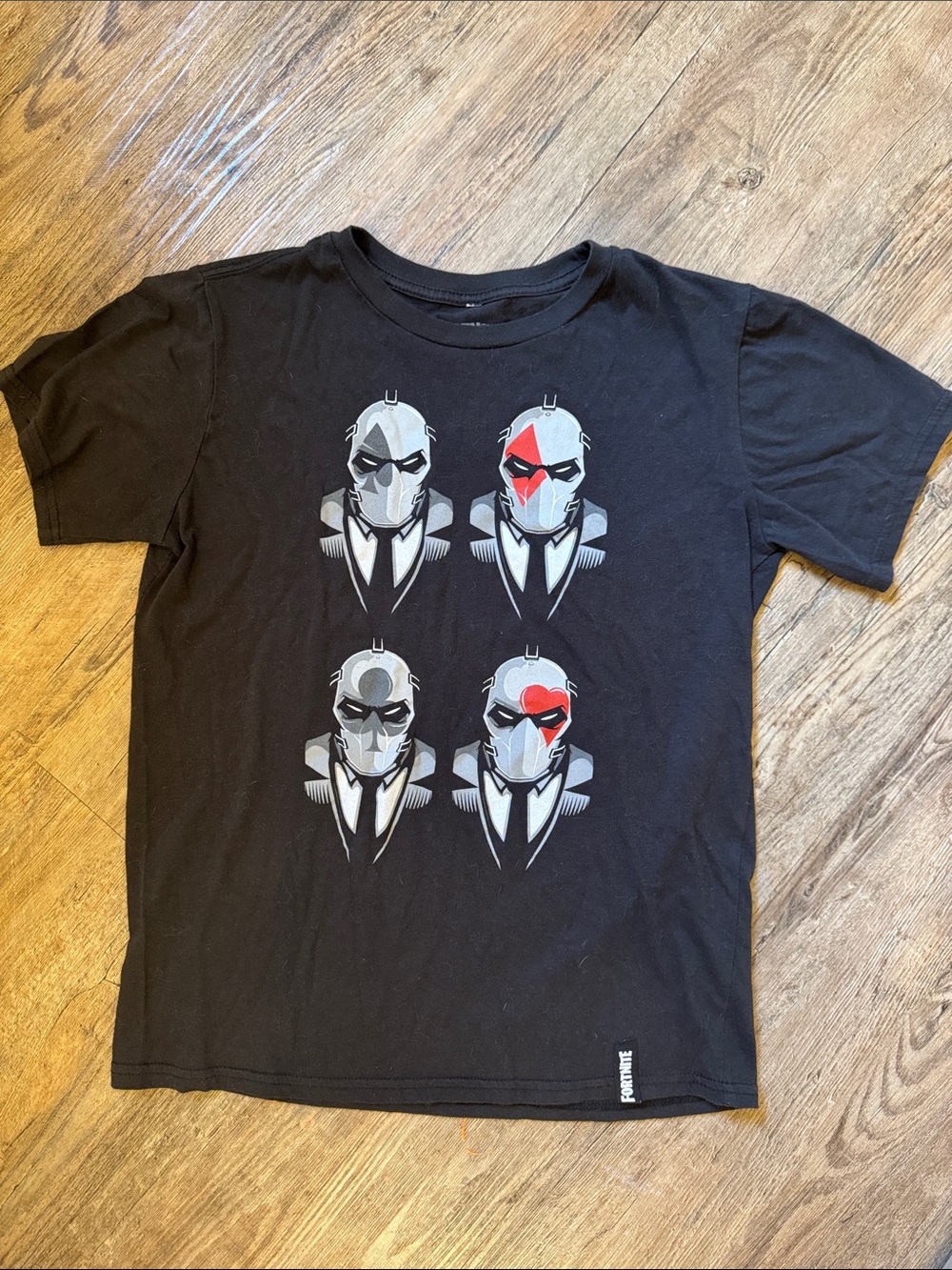 Fortnite Boys' Black Short-Sleeve Graphic Tee